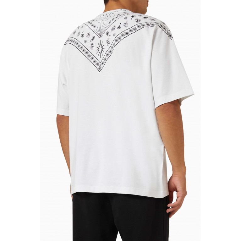 Marcelo Burlon - Bandana T-shirt in Cotton Jersey