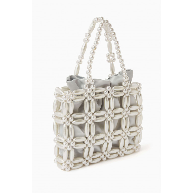 0711 Tbilisi - Marisha Tote Bag in Acrylic Beads & Satin
