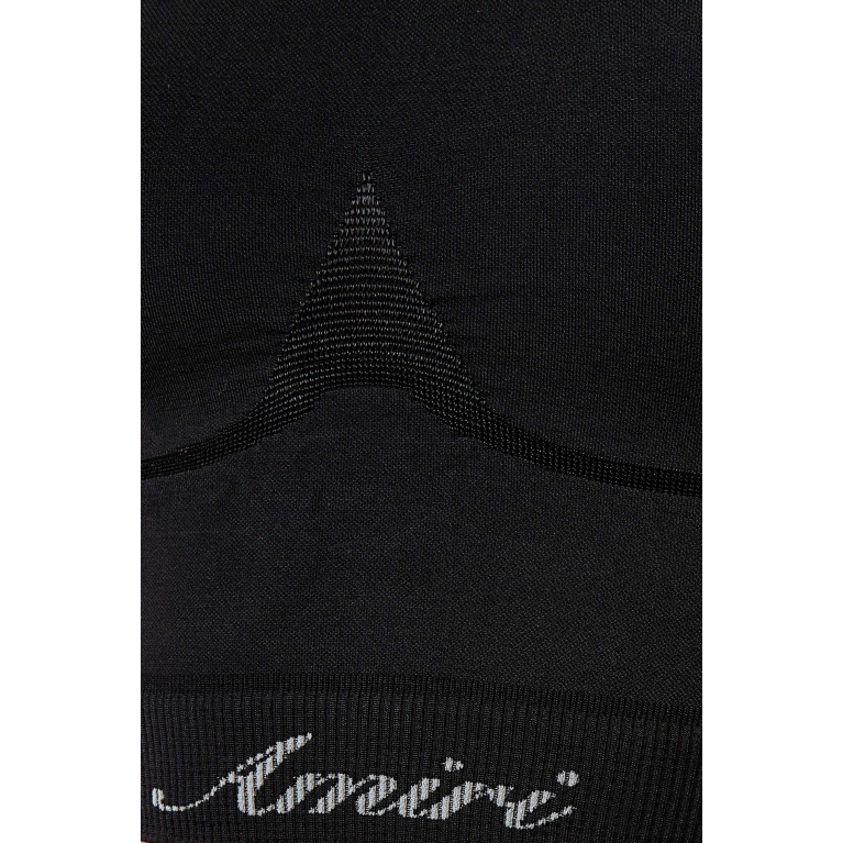 Amiri - Logo Trim Cropped Top