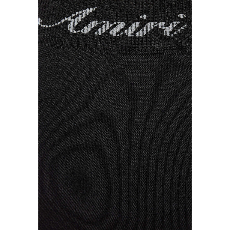 Amiri - Logo Trim Biker Shorts