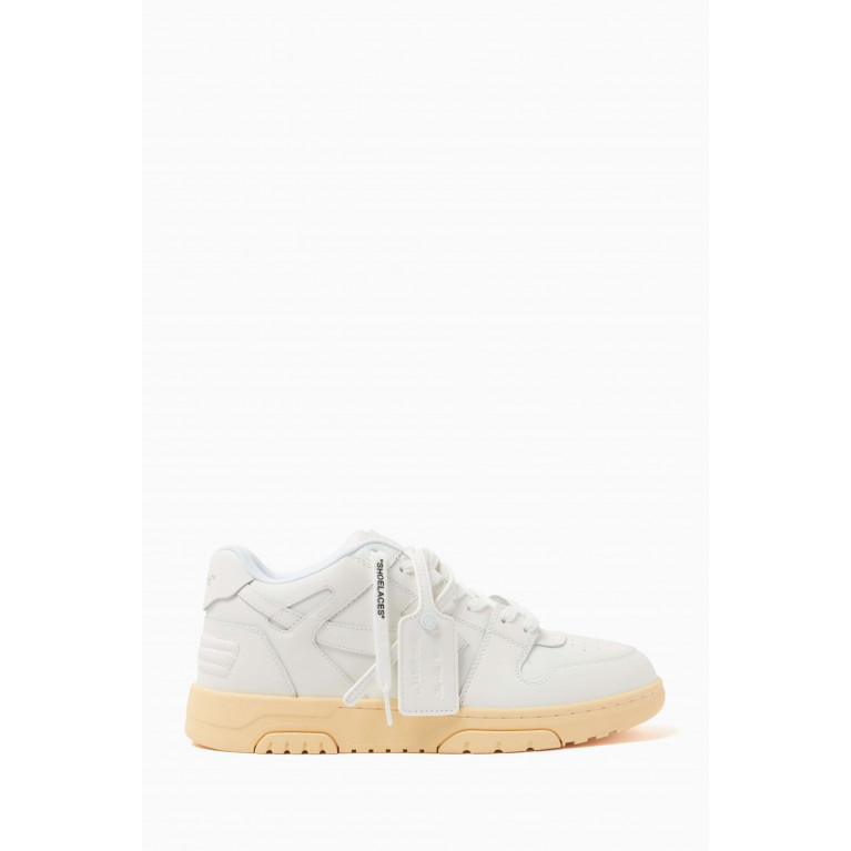 Off-White - Out Of Office Sneakers in Leather White