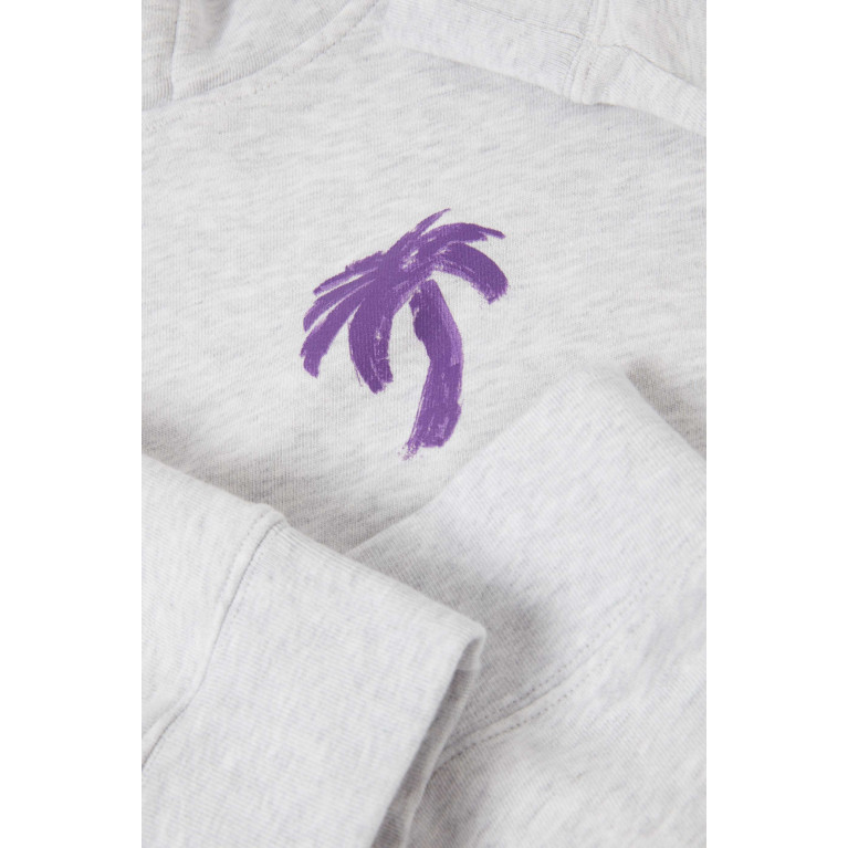 Palm Angels - Palm Animalier Hoodie in Cotton