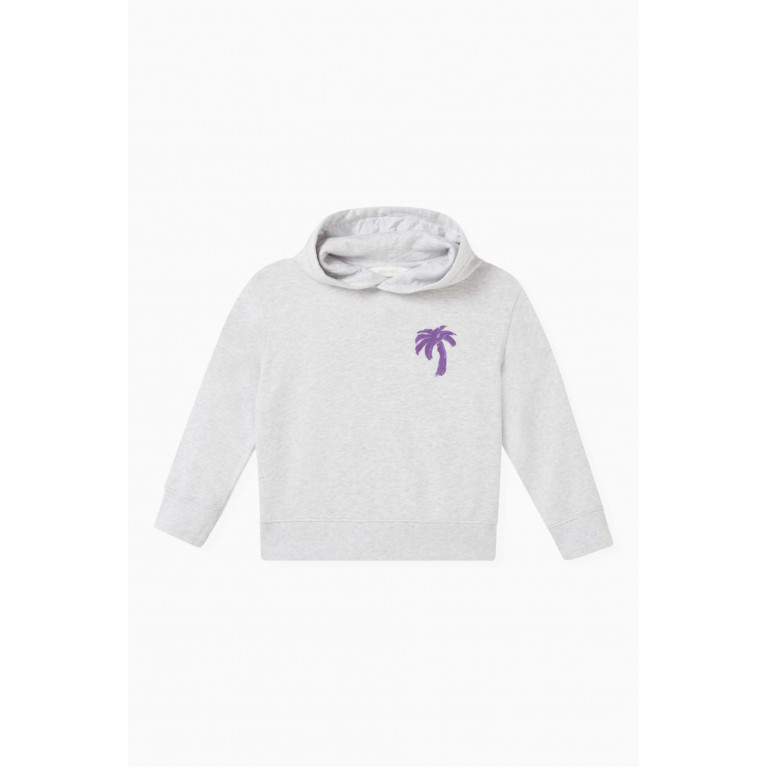 Palm Angels - Palm Animalier Hoodie in Cotton