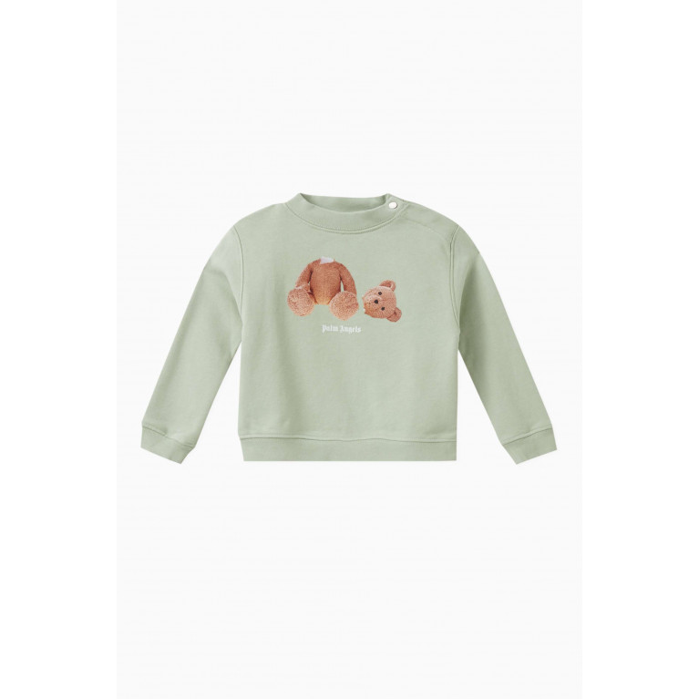 Palm Angels - Broken Bear Sweatshirt in Cotton