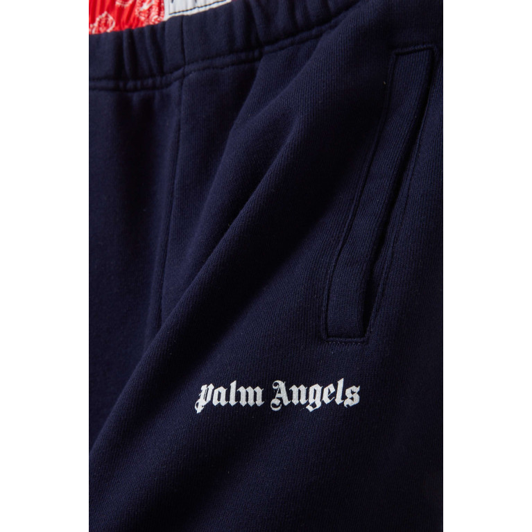 Palm Angels - Bear Print Waistband Sweatpants in Cotton