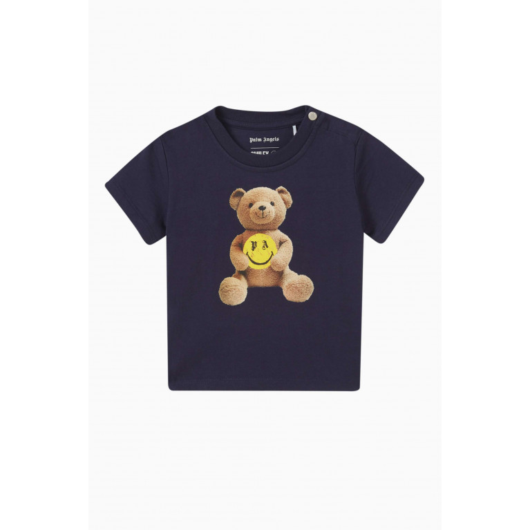 Palm Angels - PA Smiley Bear T-shirt in Cotton