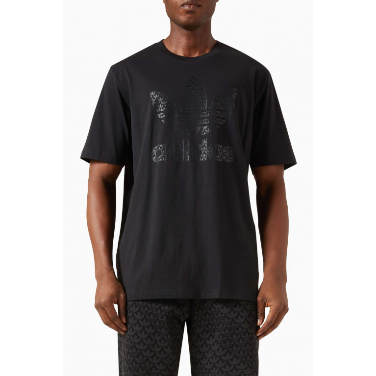 Adidas - Monogram T-shirt in Cotton Jersey