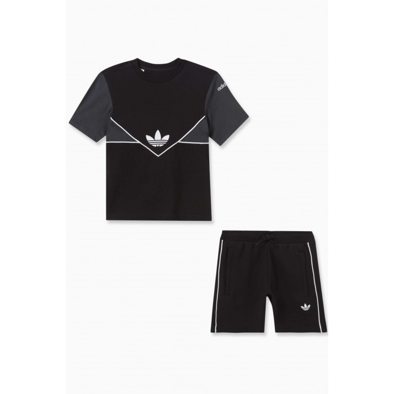 Adidas - Trefoil Logo T-shirt Set in Cotton