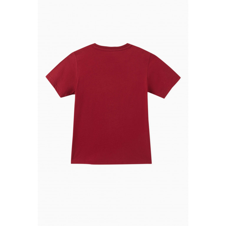 Adidas - Collegiate Graphic Logo Print T-shirt in Cotton Jersey