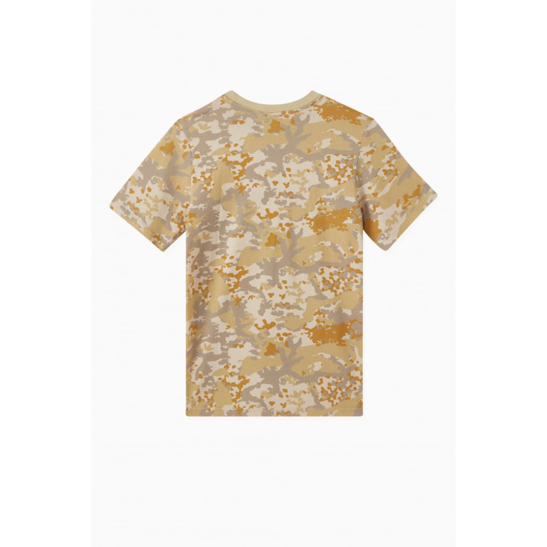 Adidas - Camo T-shirt in Cotton-jersey