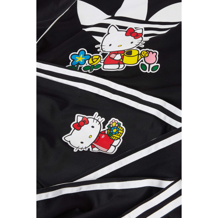 Adidas - x Hello Kitty Logo Sweatshirt & Sweatpants Set in Recycled Tricot