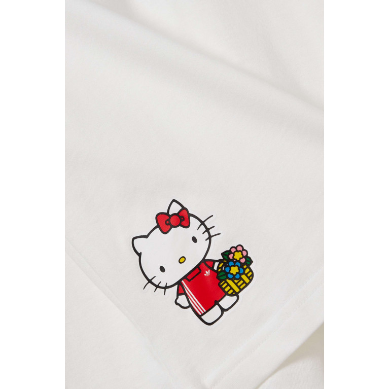 Adidas - x Hello Kitty Logo T-shirt in Cotton-jersey