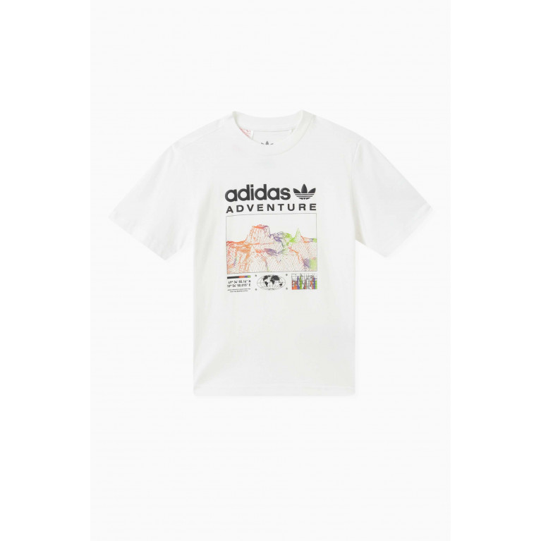 Adidas - Adventure Graphic Logo T-Shirt in Cotton