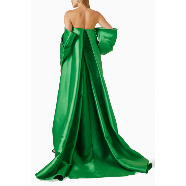 Solace London - Kyla Maxi Dress Green