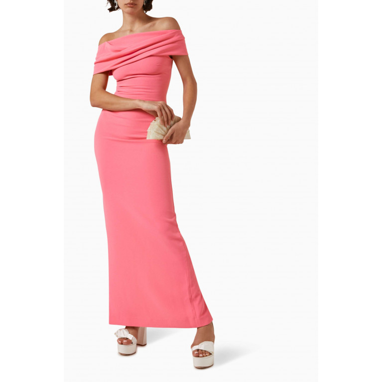 Solace London - Eva Maxi Dress Pink