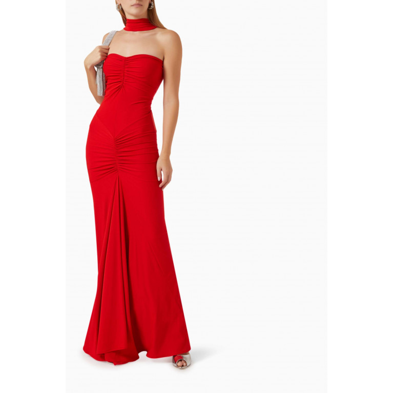 Solace London - Maisie Maxi Dress Red