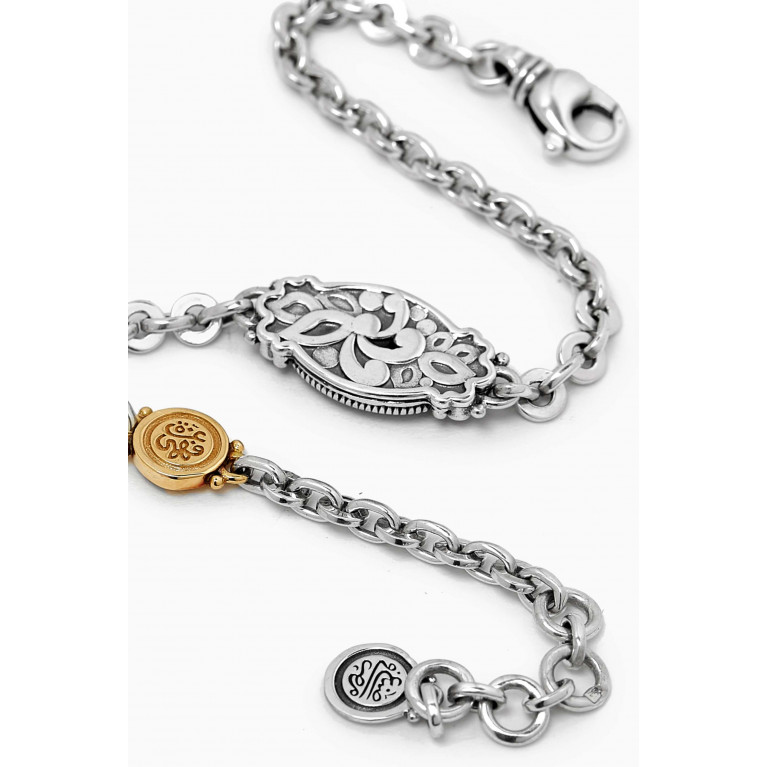 Azza Fahmy - Never Apart Bracelet in 18kt Gold & Sterling Silver