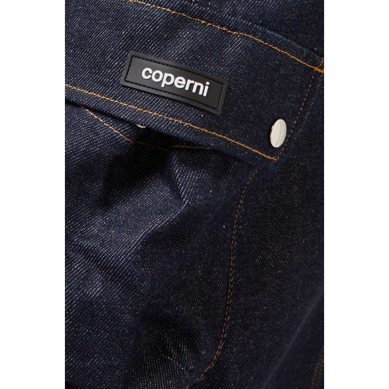 Coperni - Cargo Maxi Skirt in Denim
