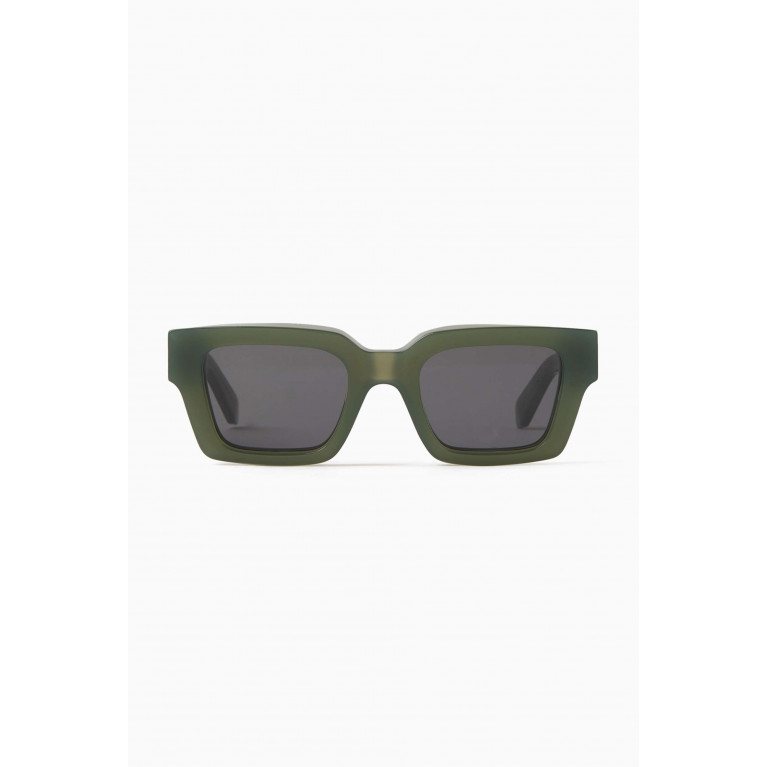 Off-White - Virgil Sunglasses in Acetate Green