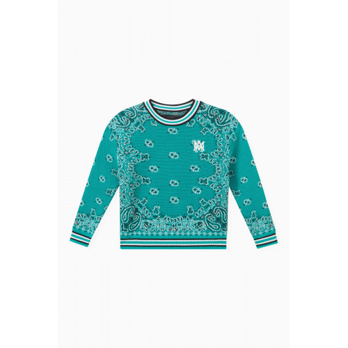 Amiri - Bandana-print Sweatshirt in Cotton
