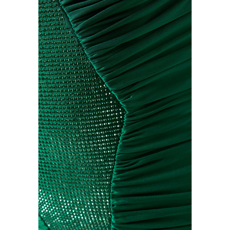Costarellos - Emeralda Off-shoulder Gown in Viscose-jersey