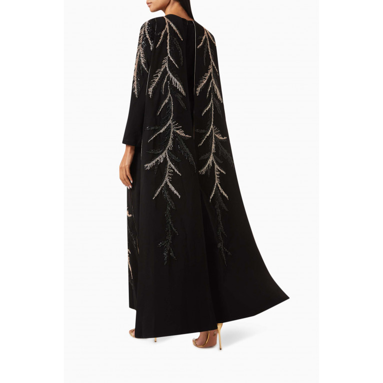 Nour Al Dhahri - Sequin-embellished Leaf Jumpsuit