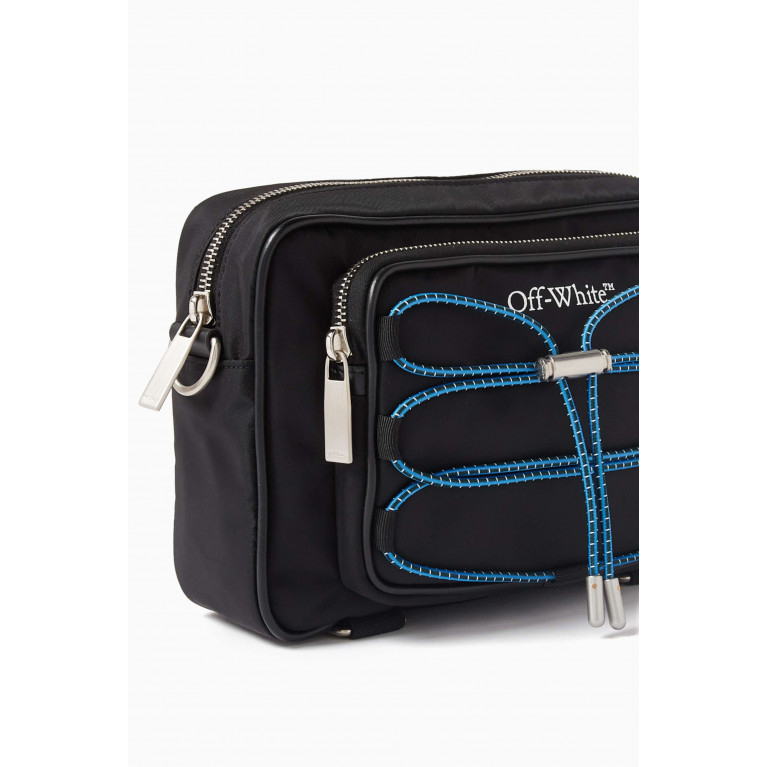 Off-White - Courrier Camera Bag in Leather and Polyamide