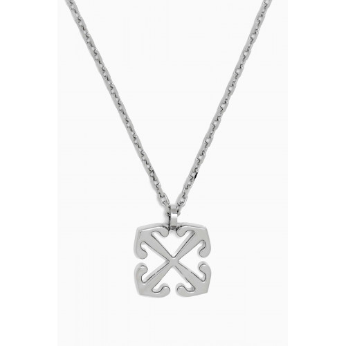 Off-White - Arrows Pendant Necklace in Brass