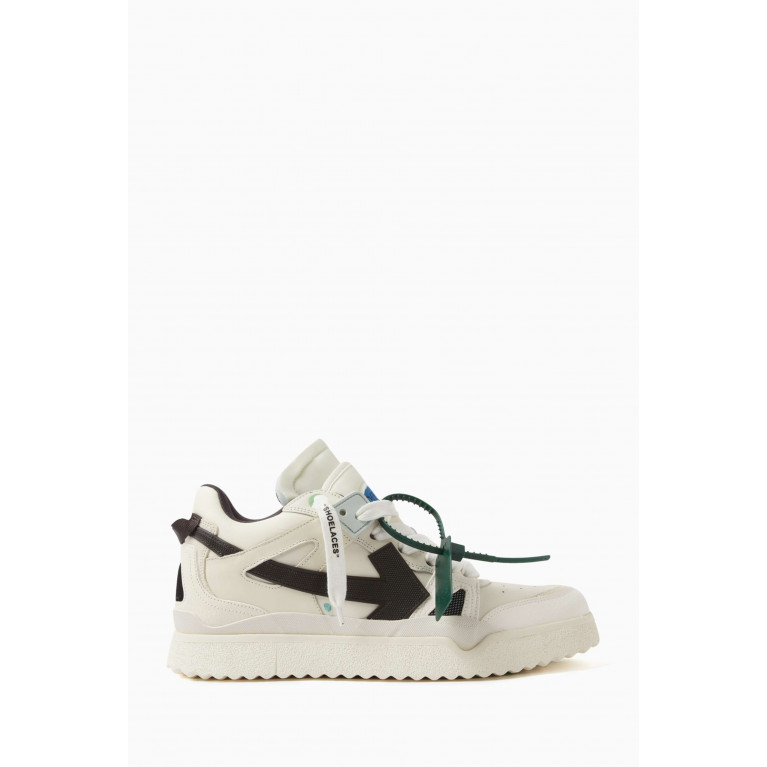 Off-White - Midtop Sponge Sneakers in Leather