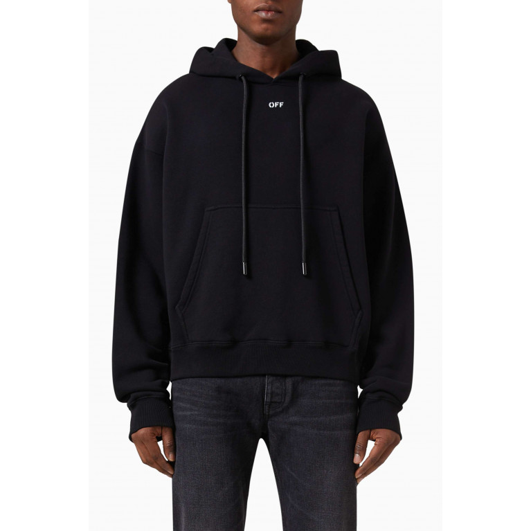 Off-White - Double Moon Arrow Skate Hoodie in Cotton