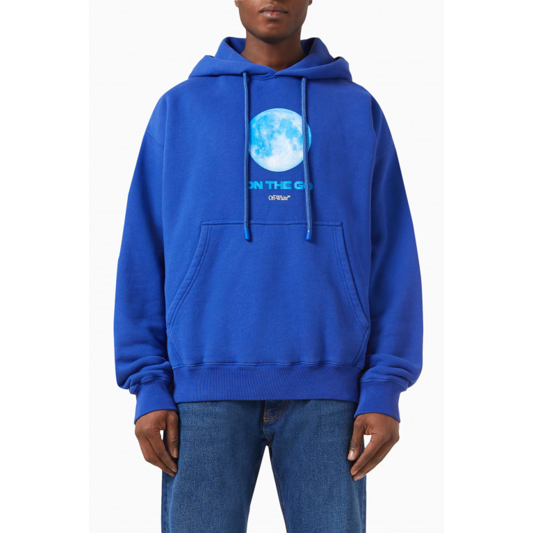 Off-White - On The Go Moon Skate Hoodie in Cotton