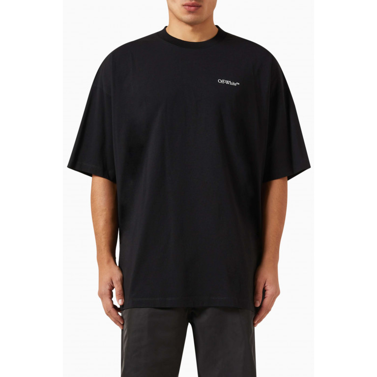 Off-White - Scratch Arrow Oversized T-shirt in Cotton