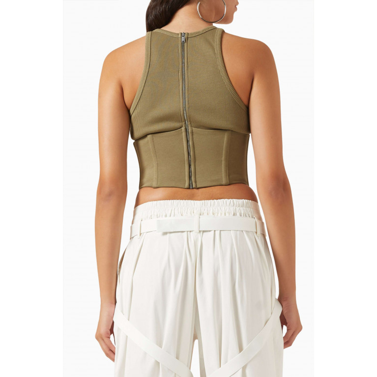 Dion Lee - Float Tank Corset in Organic Cotton