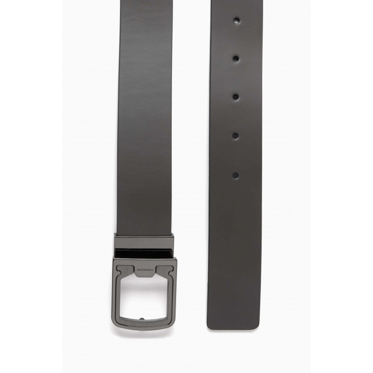 Ferragamo - Reversible Belt in Calf Leather