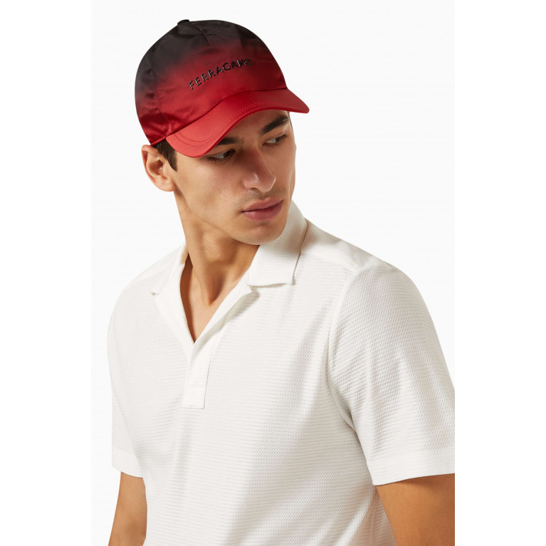 Ferragamo - Logo Gradient Hat in Cotton