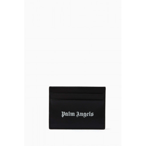 Palm Angels - Logo Card Holder in Calf Leather