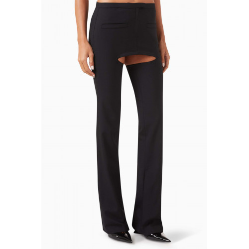 Courreges - Chaps Tailored Pants in Wool