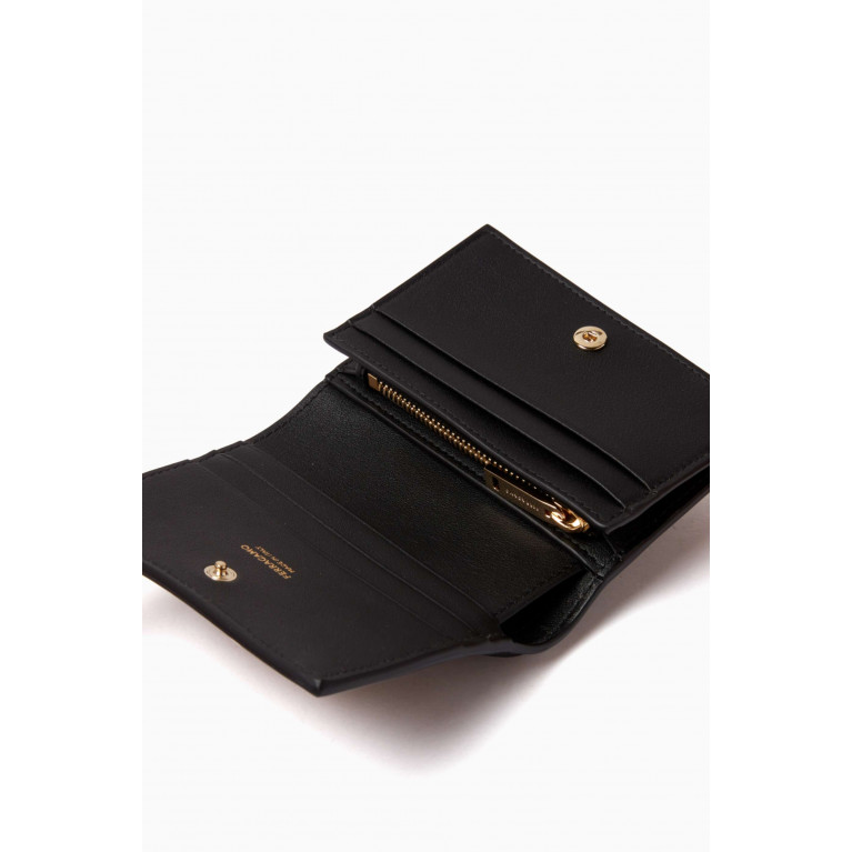 Ferragamo - Padded Compact Wallet in Calfskin Leather