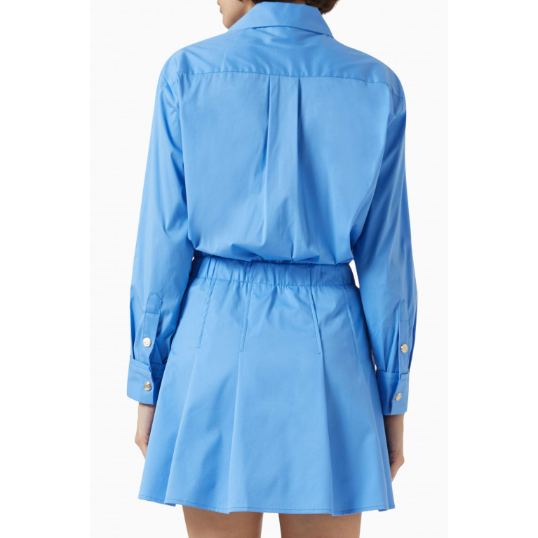 Maje - Raudrela Mini Shirt Dress in Cotton-blend