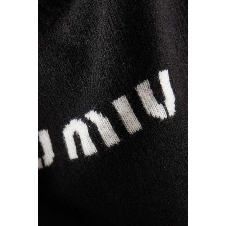 Miu Miu - Logo Sweater in Wool-blend