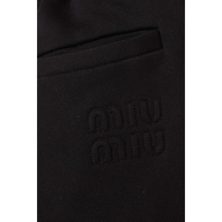 Miu Miu - Logo Sweatpants in Jersey