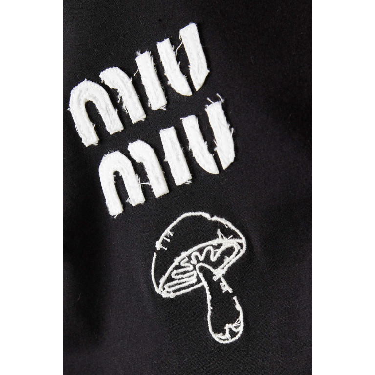 Miu Miu - Logo Top in Cotton