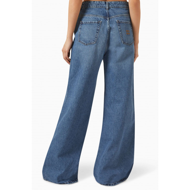 Miu Miu - Relaxed-fit Jeans in Denim