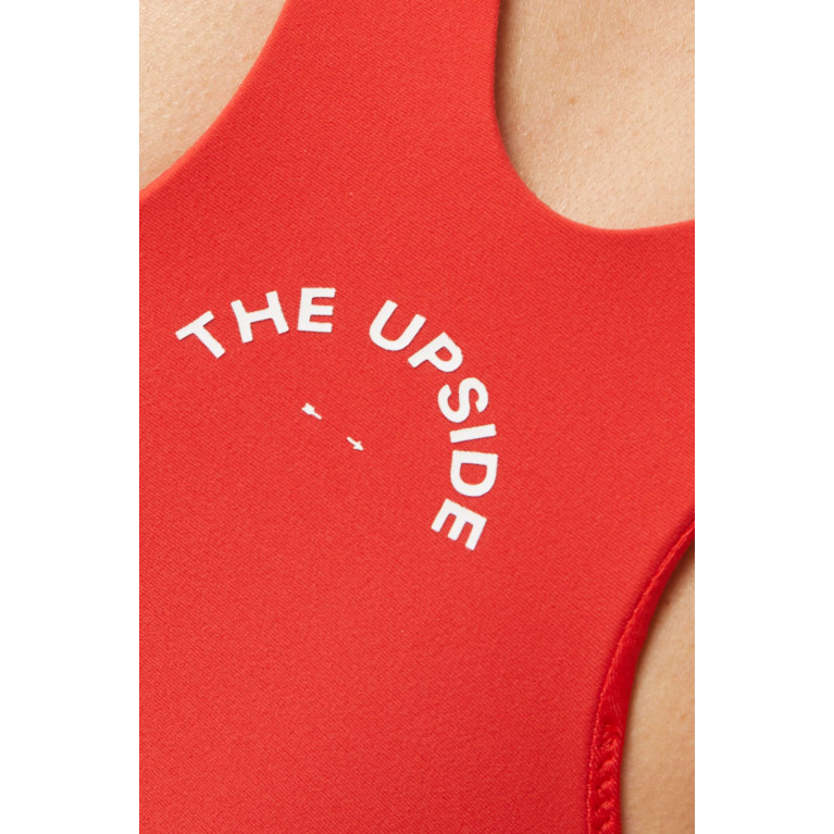 The Upside - Peached Jade Sports Bra in Technical Fabric