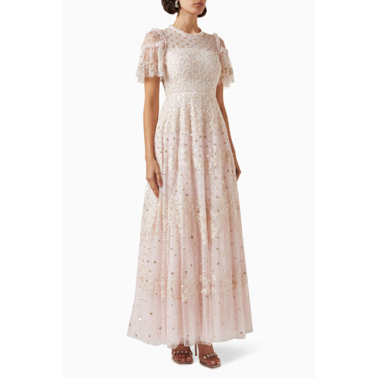 Needle & Thread - Beatrice Sequin Gown in Tulle