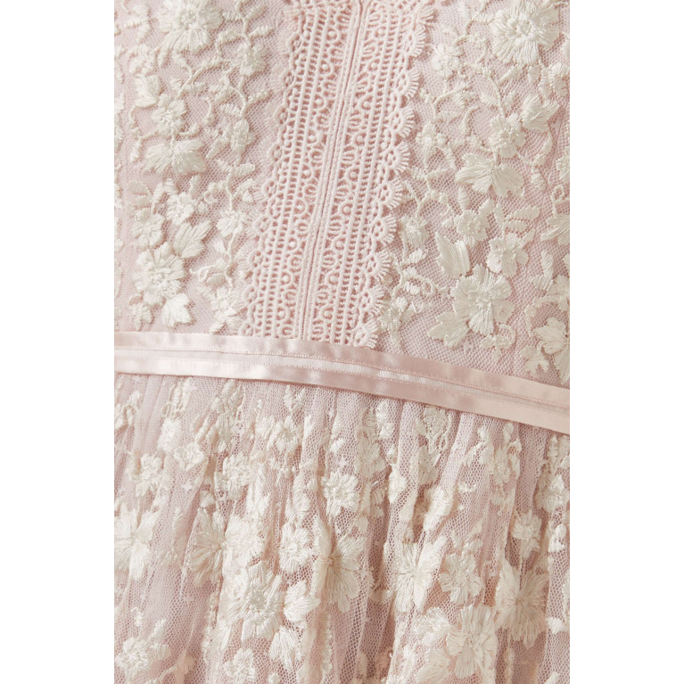 Needle & Thread - Araminta Gown in Tulle Pink