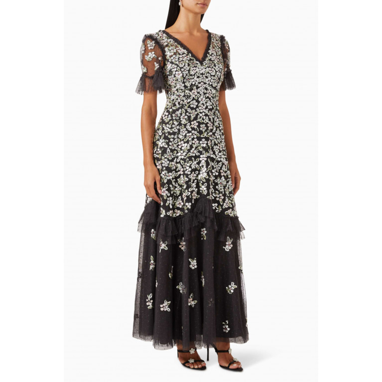 Needle & Thread - Raina Sequin Gown in Tulle