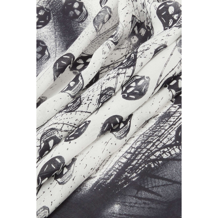 Alexander McQueen - Dragonfly Skull-print Scarf in Modal