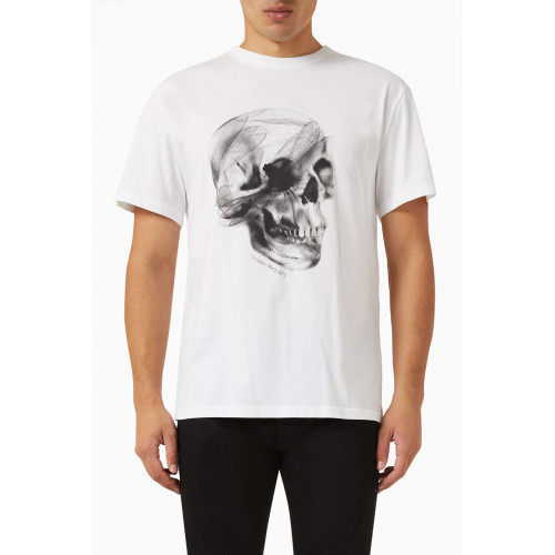 Alexander McQueen - Graphic-print T-shirt in Organic Cotton-jersey