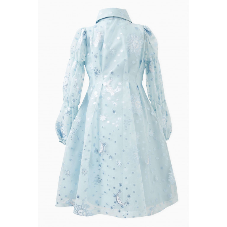 MamaLuma - Embroidered Dress in Jacquard